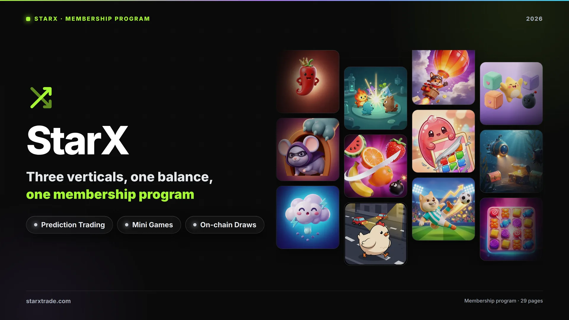 Page 1 · STARX · MEMBERSHIP PROGRAM